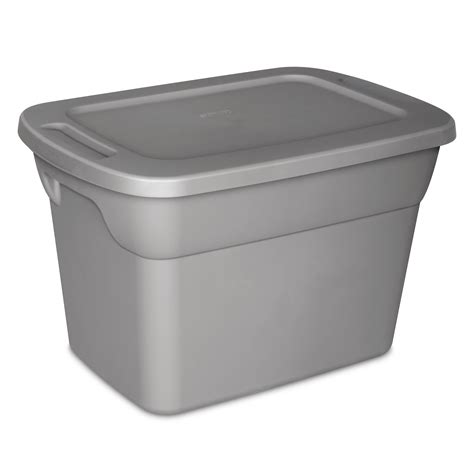 sterilite 10 gal 38 l tote box steel|sterilite 10 gal storage container.